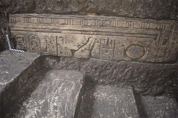 کشف آثار تاریخی در معبد باستانی مصر 