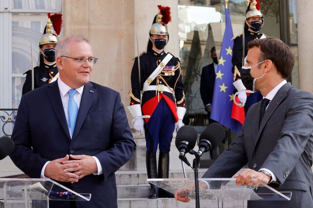  وزیر استرالیا فعلا نمی‌خواهد با ماکرون دیدار کند