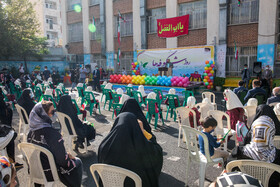 مراسم جشن غنچه‌ها و شکوفه‌ها در مدرسه منیره عاصمی