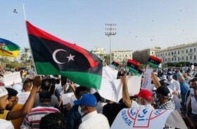 تظاهرات در شهرهای لیبی در حمایت از دولت الدبیبه