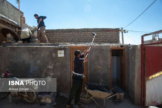 عکس: آرشیو تعمیر و ساخت ۵۰۰ واحد مسکن محرومین توسط بسیج سازندگی قزوین