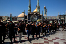 عزاداری اربعین حسینی در حرم حضرت فاطمه معصومه(س)