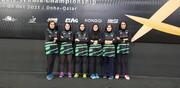 صعود زنان پینگ‌پنگ ایران به جمع ۱۰ تیم برتر آسیا / سهمیه قهرمانی جهان کسب شد