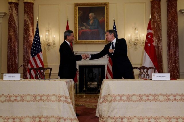 امضای تفاهم‌نامه همکاری آمریکا و سنگاپور