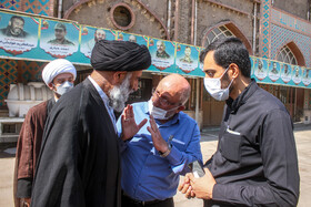 نخستین نماز جمعه اهواز پس از شیوع کرونا