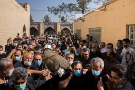 مراسم خاکسپاری فتحعلی اویسی