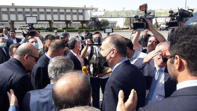 أمیر عبد اللهیان: إیران ستواصل الوقوف إلی جانب دمشق أمیر عبد اللهیان: إیران ستواصل الوقوف إلی جانب دمشق
