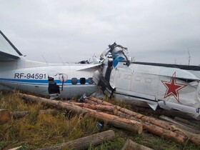 ۱۶ کشته در پی سقوط هواپیمای روس در منطقه تاتارستان