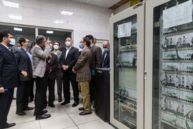 بازدید علیرضا زاکانی،شهردار تهران از ایستگاه مترو شهید رضایی در مراسم افتتاح ایستگاه مترو شهید رضایی