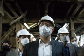 بازدید علیرضا زاکانی شهردار تهران از پروژه‌های عمرانی مترو در شهرری