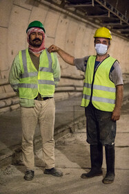 در حاشیه بازدید علیرضا زاکانی شهردار تهران از پروژه‌های عمرانی مترو در شهرری