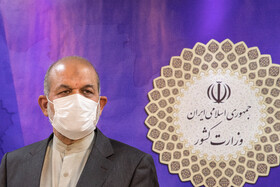 احمد وحیدی، وزیر کشور در جمع خبرنگاران 