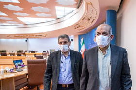 احمد وحیدی، وزیر کشور، در جلسه قرارگاه ستاد ملی کرونا