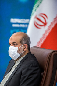 احمد وحیدی، وزیر کشور، در جلسه قرارگاه ستاد ملی کرونا