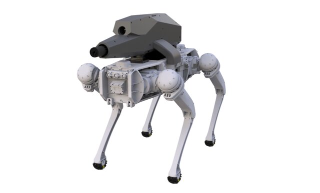 سگ رباتیک مجهز به سلاحی کشنده می‌شود!