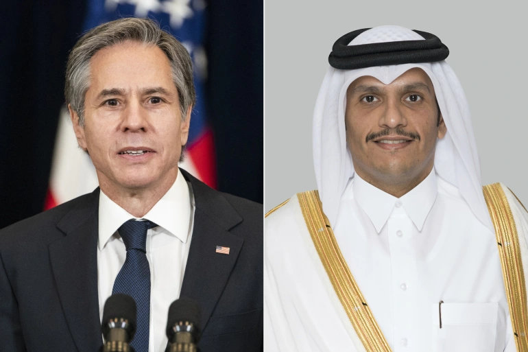 گفتگوی تلفنی وزرای خارجه آمریکا و قطر