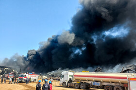 آتشسوزی گسترده در کارخانه طبیعت