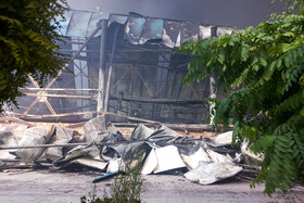 آتشسوزی گسترده در کارخانه طبیعت