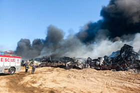آتشسوزی گسترده در کارخانه طبیعت