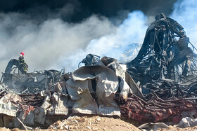 آتشسوزی گسترده در کارخانه طبیعت