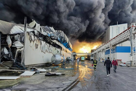 آتشسوزی گسترده در کارخانه طبیعت