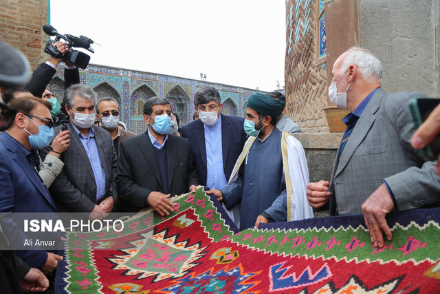 سفر وزیر میراث فرهنگی، صنایع دستی و گردشگری به اردبیل
