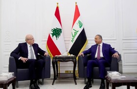 الکاظمی در دیدار میقاتی بر تعمیق روابط عراق و لبنان تاکید کرد