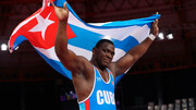 تبریک رئیس جمهور کوبا به "آقای ترسناک" بعد از کسب جایزه بهترین ورزشکار  ANOK