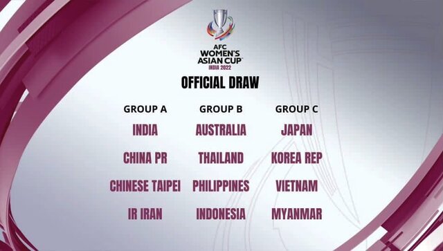 قرعه کشی جام ملت‌های فوتبال زنان آسیا انجام شد/ همگروهی ایران با چین
