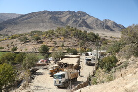 روستای کچوز در شهرستان زلزله‌زده کوهرنگ