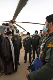 بازدید رئیس جمهور از پایگاه شکاری وحدتی  دزفول