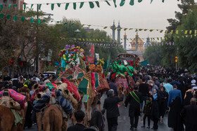 مراسم نمادین استقبال از ورود کاروان حضرت معصومه (س) به قم 18