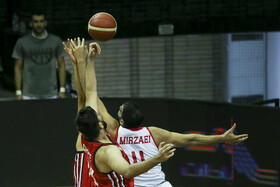 دیدار تیم‌های بسکتبال شهرداری گرگان و خانه بسکتبال خوزستان