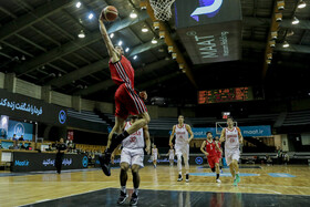 دیدار تیم‌های بسکتبال شهرداری گرگان و خانه بسکتبال خوزستان