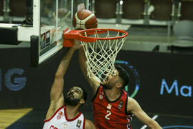 دیدار تیم‌های بسکتبال شهرداری گرگان و خانه بسکتبال خوزستان