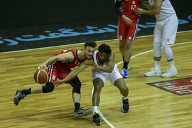 دیدار تیم‌های بسکتبال شهرداری گرگان و خانه بسکتبال خوزستان