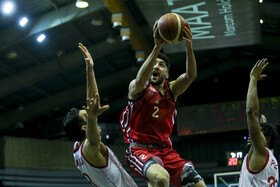 دیدار تیم‌های بسکتبال شهرداری گرگان و خانه بسکتبال خوزستان