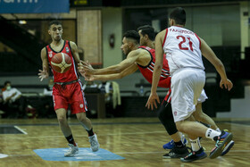 دیدار تیم‌های بسکتبال شهرداری گرگان و خانه بسکتبال خوزستان