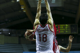 دیدار تیم‌های بسکتبال شهرداری گرگان و خانه بسکتبال خوزستان