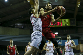 دیدار تیم‌های بسکتبال شهرداری گرگان و خانه بسکتبال خوزستان