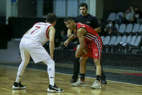 دیدار تیم‌های بسکتبال شهرداری گرگان و خانه بسکتبال خوزستان