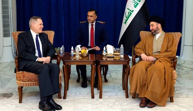 عمار حکیم در دیدار با سفیر آمریکا: دولت جدید، عراق را به سمت ثبات ببرد