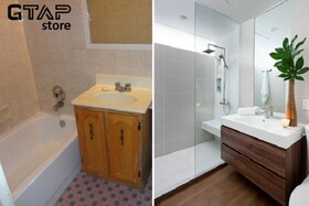 8 ایده برای بازسازی حمام و سرویس متناسب با بودجه شما