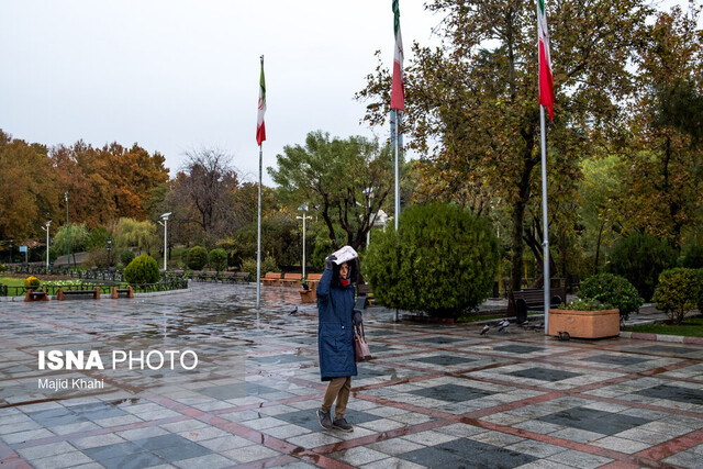 رگبار باران در نقاط مختلف کشور