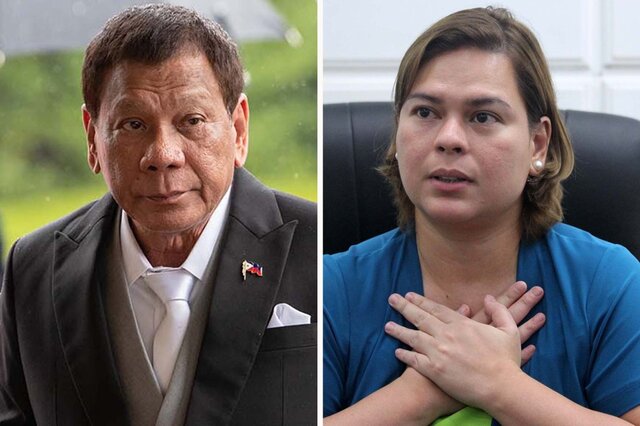 دوترته و دخترش برای معاونت ریاست جمهوری فیلیپین رقابت می‌کنند
