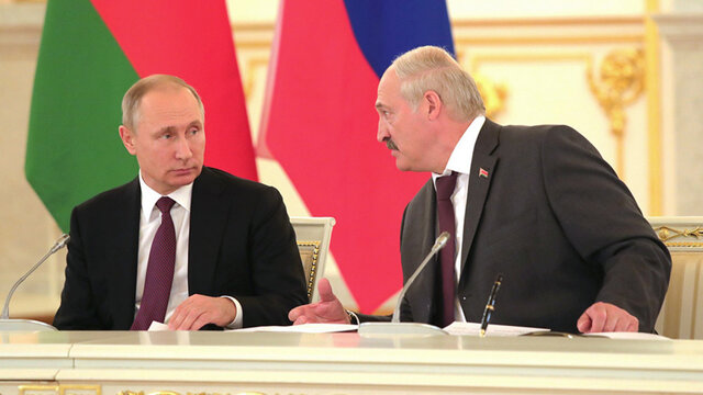 گفت‌وگوی لوکاشنکو و پوتین درخصوص مرز بلاروس
