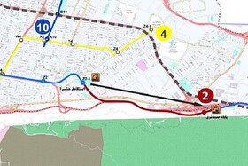 بررسی امکان اجرای طرح اتصال خط ۲ متروی تهران به پایانه جدید شرق