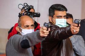 حضور جواد فروغی در آسایشگاه معلولین ذهنی شهید بهشتی مشهد