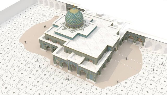 ساخت شبستان جدید در حرم امام حسین (ع)