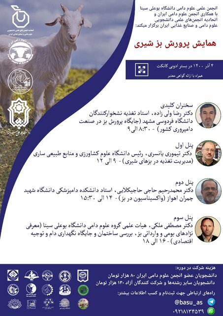 همایش «پرورش بز شیری» برگزار میشود